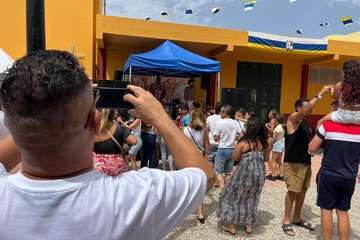 El Goro despide sus fiestas patronales con la procesión de la patrona/TA y Francisco Javier Santana.