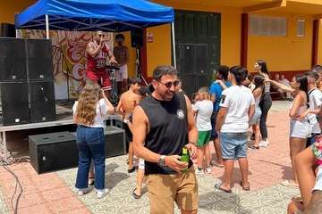 El Goro despide sus fiestas patronales con la procesión de la patrona/TA y Francisco Javier Santana.