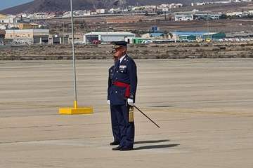 Toma de posesión del coronel Terrados en Gando/TA.
