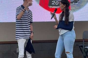 Charla motivacional en la Casa Condal a cargo de Álex Roca/TA.