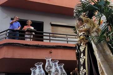 Procesión de Carmen en Los Llanos de Telde/TA y Jesús Ruiz Mesa.