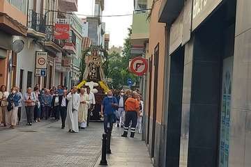 Procesión de Carmen en Los Llanos de Telde/TA y Jesús Ruiz Mesa.
