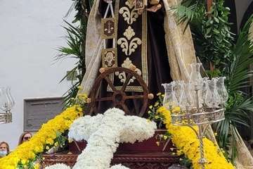 Procesión de Carmen en Los Llanos de Telde/TA y Jesús Ruiz Mesa.