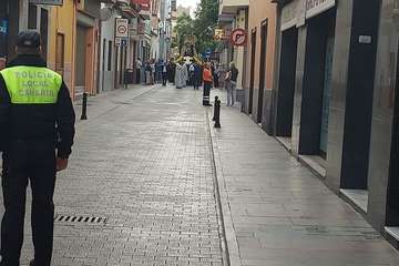 Procesión de Carmen en Los Llanos de Telde/TA y Jesús Ruiz Mesa.