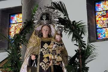 Procesión de Carmen en Los Llanos de Telde/TA y Jesús Ruiz Mesa.