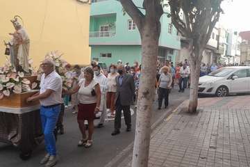 Procesión de la Virgen del Carmen en Marpequeña/TA.