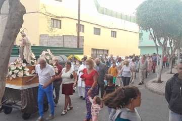 Procesión de la Virgen del Carmen en Marpequeña/TA.