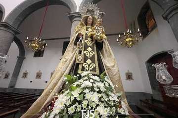 Procesión de Carmen en Los Llanos de Telde/TA y Jesús Ruiz Mesa.