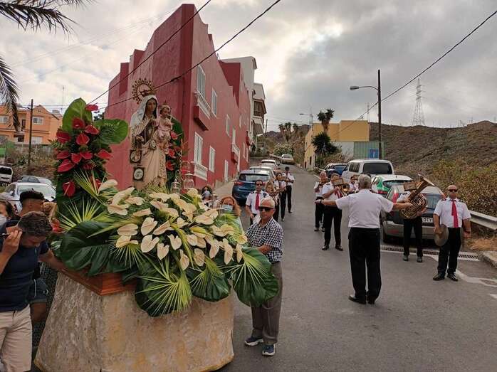 Imagen de la procesión de Hornos del Rey de esta tarde/TA.
