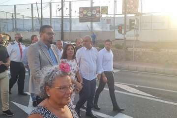Procesión religiosa en Lomo Cementerio con motivo de la festividad de Santiago Apóstol/TA.