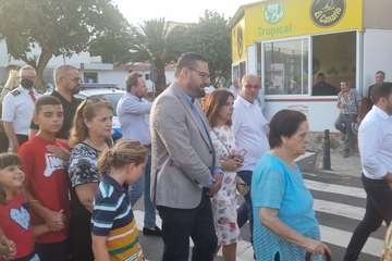 Procesión religiosa en Lomo Cementerio con motivo de la festividad de Santiago Apóstol/TA.