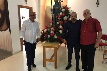 Procesión religiosa en Lomo Cementerio con motivo de la festividad de Santiago Apóstol/TA.