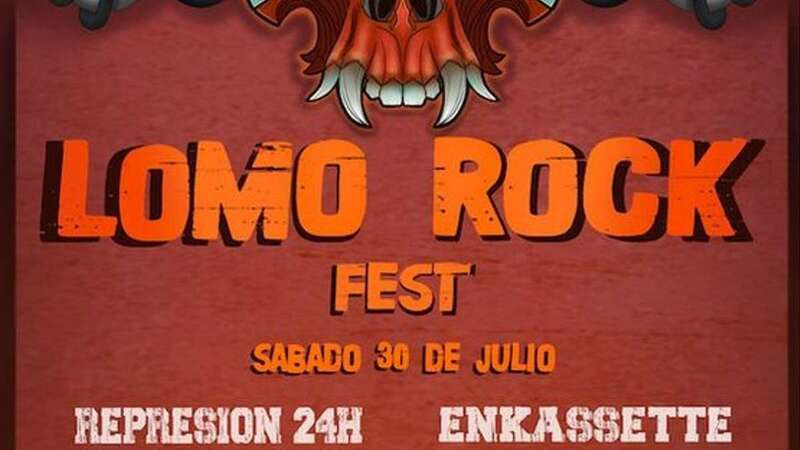 Cartel del concierto de Lomo Rock/TA.