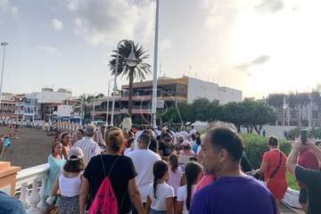 Animado pasacalles anunciador de las fiestas de Melenara/TA.