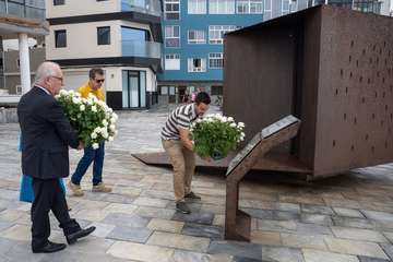 Telde, en el homenaje a las víctimas del accidente del vuelo JK5022 en el 14º aniversario de la tragedia/TA.