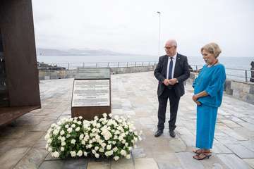 Telde, en el homenaje a las víctimas del accidente del vuelo JK5022 en el 14º aniversario de la tragedia/TA.