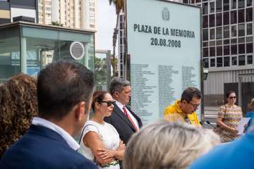 Telde, en el homenaje a las víctimas del accidente del vuelo JK5022 en el 14º aniversario de la tragedia/TA.