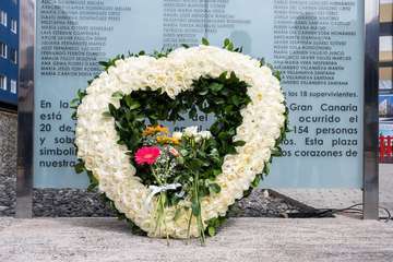 Telde, en el homenaje a las víctimas del accidente del vuelo JK5022 en el 14º aniversario de la tragedia/TA.