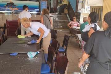  Melenara recupera el asadero popular y la varada del pescado tras dos años de pandemia/TA.