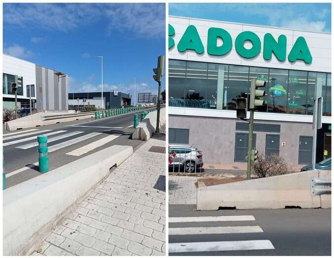 El semáforo fuera de servicio en la vía de acceso a la GC-1 desde el Cruce de Melenara, a la altura de Las Rubiesas/TA.