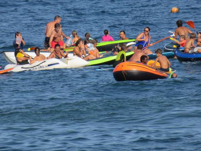 Imagen de la batalla del agua del pasado año/TA.