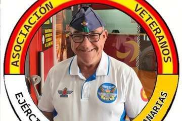Miguel Ángel Santana (Telde), presidente de la Asociación de Veteranos del Ejército del Aire en Canarias/TA.