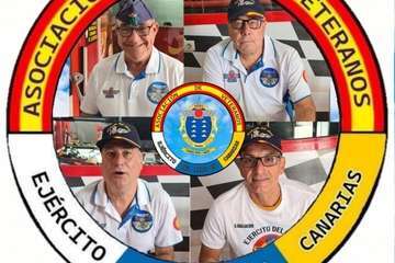 Miguel Ángel Santana (Telde), presidente de la Asociación de Veteranos del Ejército del Aire en Canarias/TA.