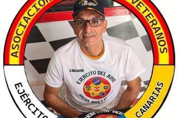 Miguel Ángel Santana (Telde), presidente de la Asociación de Veteranos del Ejército del Aire en Canarias/TA.