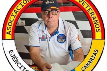Miguel Ángel Santana (Telde), presidente de la Asociación de Veteranos del Ejército del Aire en Canarias/TA.