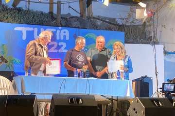 Pregón de las fiestas de Tufia y concierto de Los Sarantontones/TA.