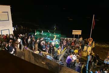 Pregón de las fiestas de Tufia y concierto de Los Sarantontones/TA.