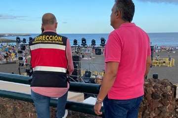 Espectáculo pirotécnico de Melenara 2022/Francisco Javier Santana, TA, Jesús Ruiz y Antonio Alí.