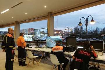 Espectáculo pirotécnico de Melenara 2022/Francisco Javier Santana, TA, Jesús Ruiz y Antonio Alí.