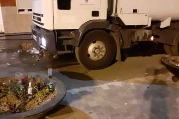 El dispositivo de limpieza retiró 2,5 toneladas de residuos de Melenara tras los fuegos/TA.