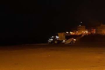 El dispositivo de limpieza retiró 2,5 toneladas de residuos de Melenara tras los fuegos/TA.