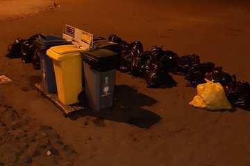 El dispositivo de limpieza retiró 2,5 toneladas de residuos de Melenara tras los fuegos/TA.