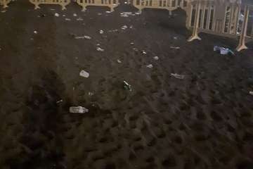 El dispositivo de limpieza retiró 2,5 toneladas de residuos de Melenara tras los fuegos/TA.