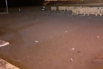 El dispositivo de limpieza retiró 2,5 toneladas de residuos de Melenara tras los fuegos/TA.