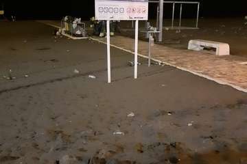 El dispositivo de limpieza retiró 2,5 toneladas de residuos de Melenara tras los fuegos/TA.