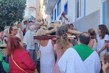 Misa y procesión religiosa para despedir las fiestas patronales de Tufia (Telde)/TA.