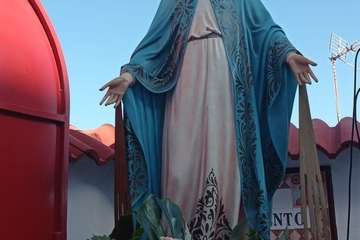 Misa y procesión religiosa para despedir las fiestas patronales de Tufia (Telde)/TA.