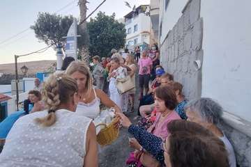 Misa y procesión religiosa para despedir las fiestas patronales de Tufia (Telde)/TA.
