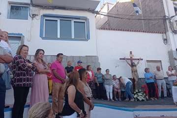 Misa y procesión religiosa para despedir las fiestas patronales de Tufia (Telde)/TA.