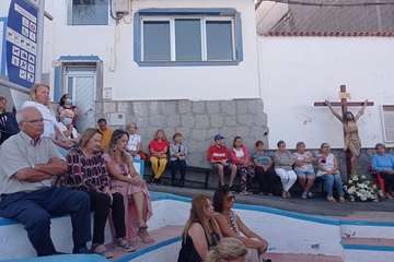 Misa y procesión religiosa para despedir las fiestas patronales de Tufia (Telde)/TA.