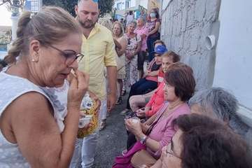 Misa y procesión religiosa para despedir las fiestas patronales de Tufia (Telde)/TA.