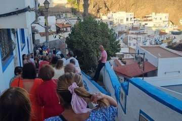 Misa y procesión religiosa para despedir las fiestas patronales de Tufia (Telde)/TA.