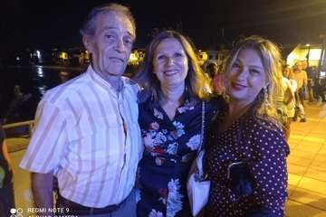 La alcaldesa pregona las fiestas de la playa de Ojos de Garza en honor del Santo Cristo/TA y TF.