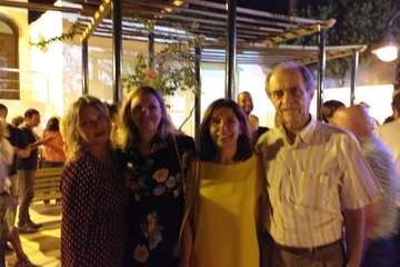 La alcaldesa pregona las fiestas de la playa de Ojos de Garza en honor del Santo Cristo/TA y TF.