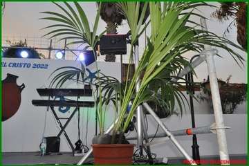 La alcaldesa pregona las fiestas de la playa de Ojos de Garza en honor del Santo Cristo/TA y TF.