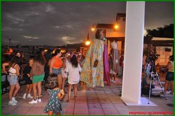 La alcaldesa pregona las fiestas de la playa de Ojos de Garza en honor del Santo Cristo/TA y TF.